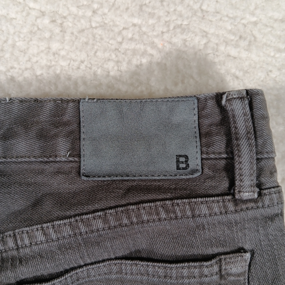 Bonobos Jeans Mens 34x32 (32x30) Gray Travel Jean Slim Straight Stretch - Picture 9 of 15